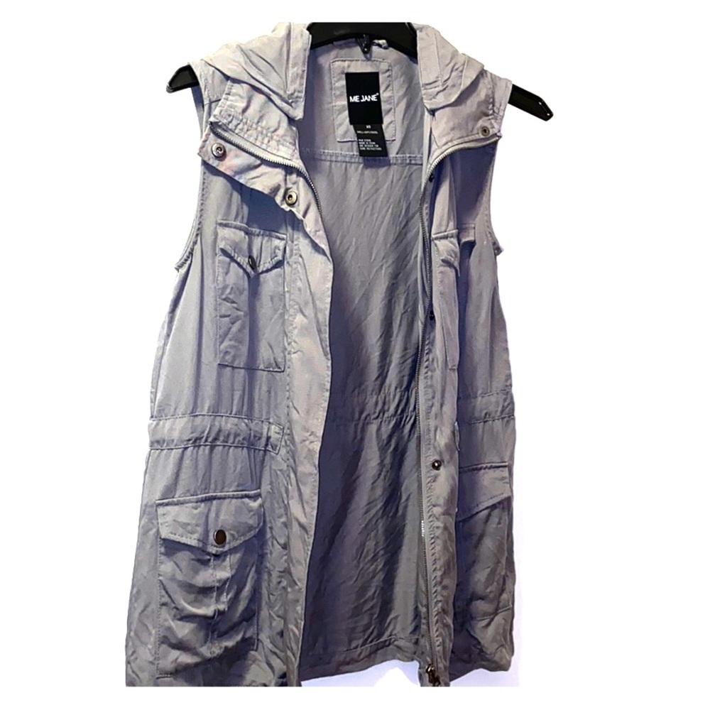 Gray Pocketed Vest